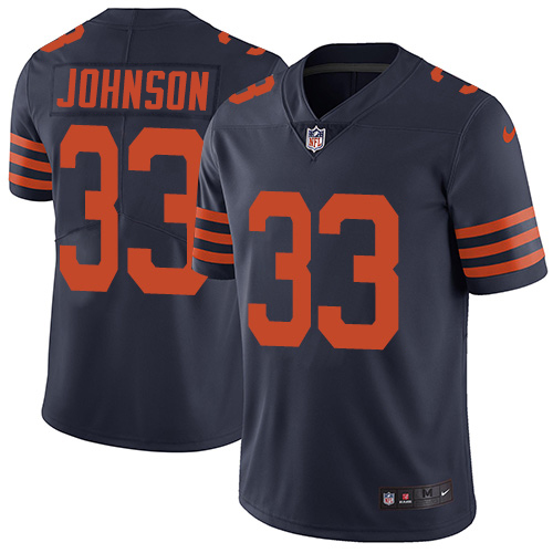 Nike Bears #33 Jaylon Johnson Navy Blue Alternate Youth Stitched NFL Vapor Untouchable Limited Jersey